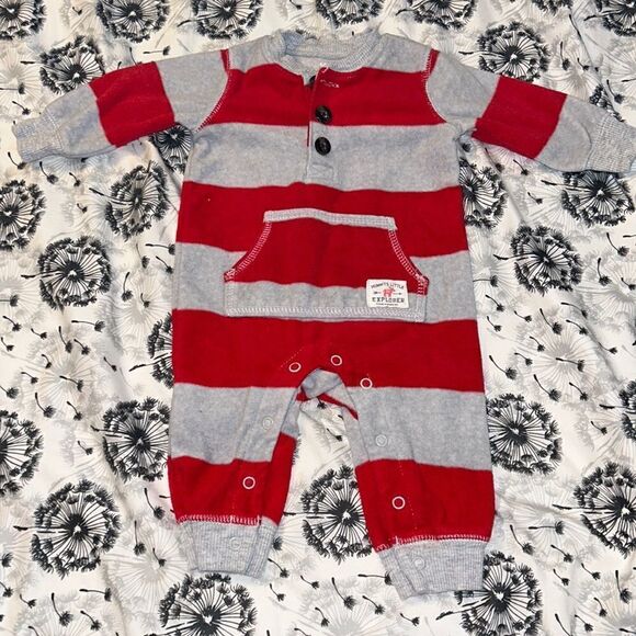 👕3m carters fleece jumpsuit mommy’s little explorer - Picture 1 of 2